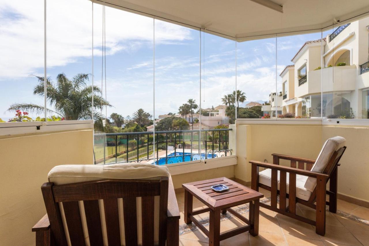 Homeforguest Front Line Beach Apartment In Hacienda Playa 马尔韦利亚 外观 照片
