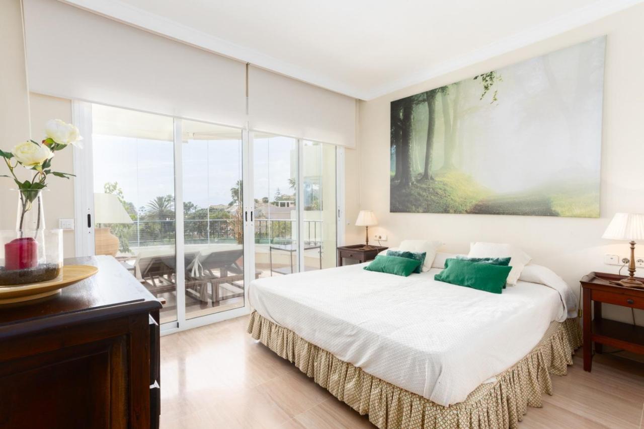 Homeforguest Front Line Beach Apartment In Hacienda Playa 马尔韦利亚 外观 照片