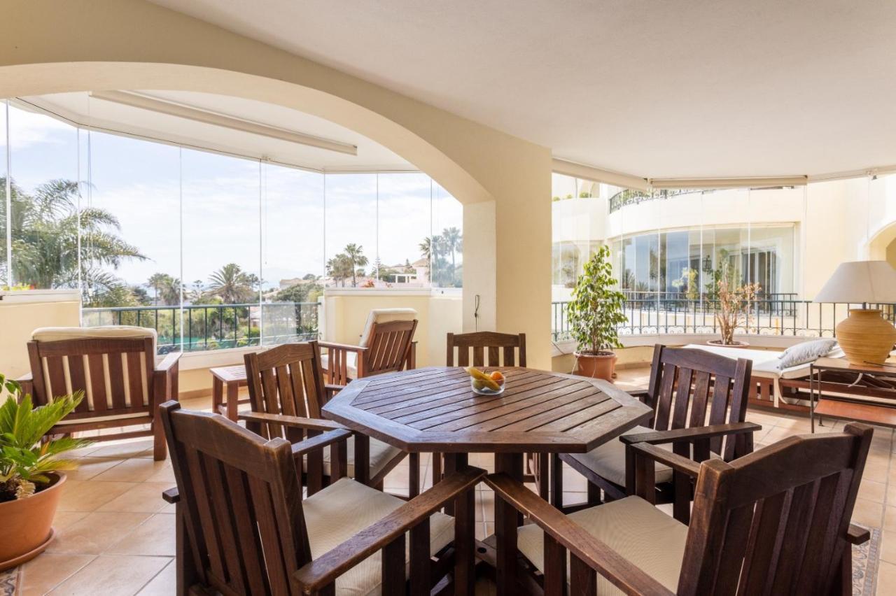 Homeforguest Front Line Beach Apartment In Hacienda Playa 马尔韦利亚 外观 照片