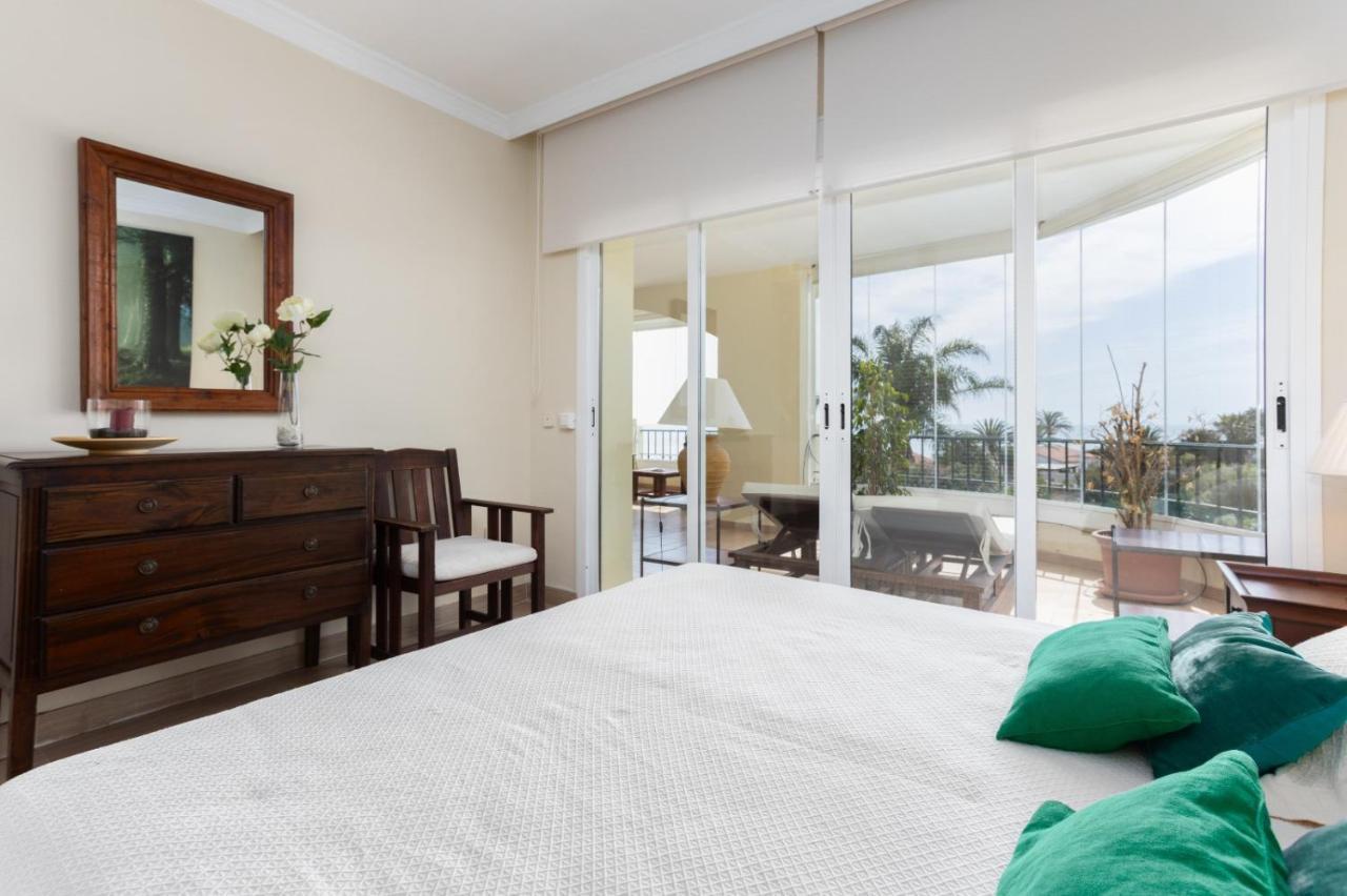 Homeforguest Front Line Beach Apartment In Hacienda Playa 马尔韦利亚 外观 照片